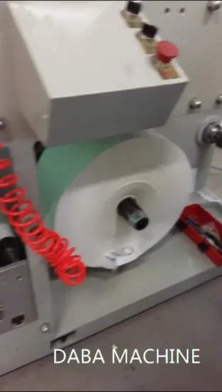DBRY-320 Roll Cold Stamping Laminating Die Cutting Punching Slitting Color Label Flexo Printing Machine for Aluminum Foil Plastic Paper Cup Film Label Print