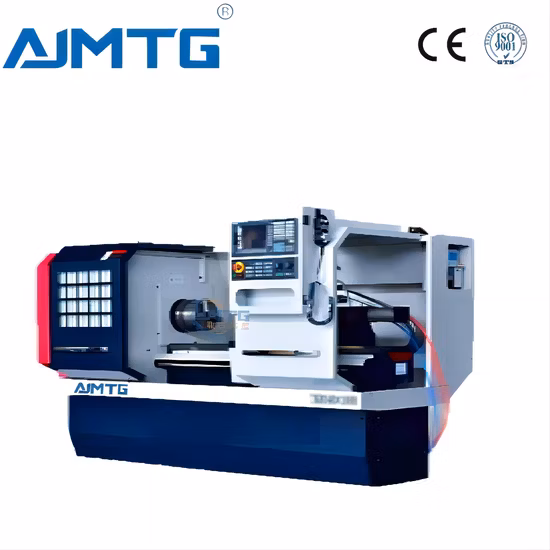 Ck6150 Ck6140 Ck6136 Ck6130 Small Flat Bench Cutting Horizontal Metal Machine Desktop Turning Tool Vertical Professional Mini Wood Slant Bed CNC Lathe